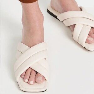 Anine Bing Eve Sandals Size 9 Ivory